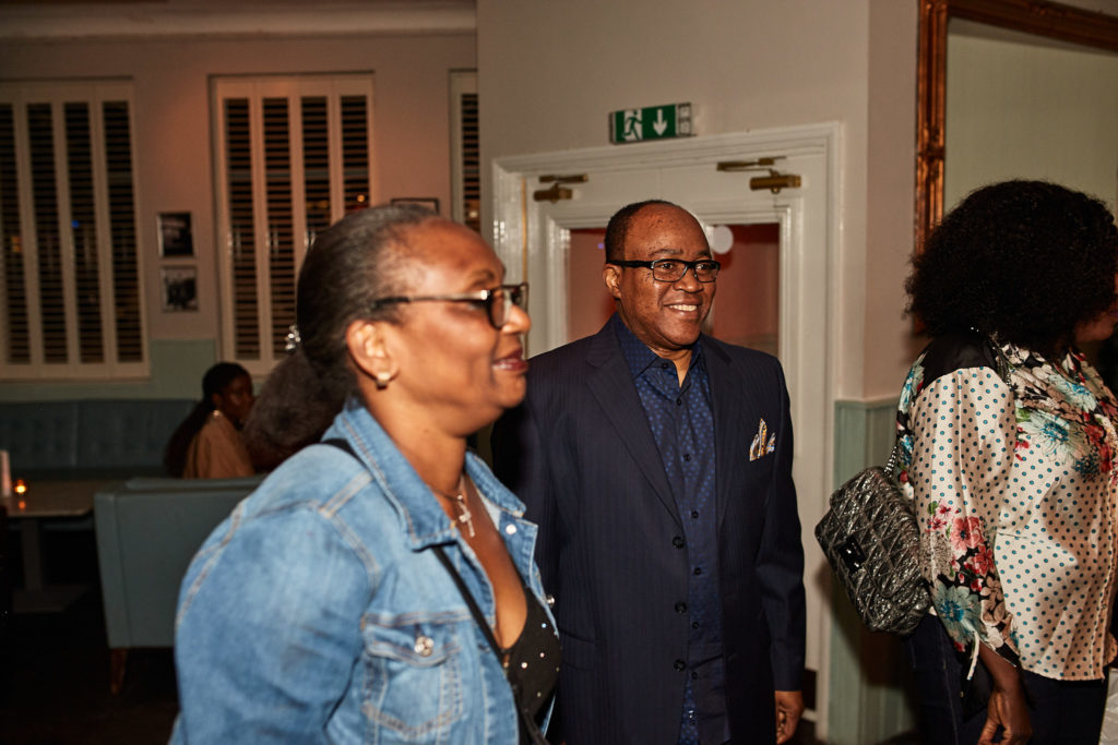 Guests arriving at the birthday party